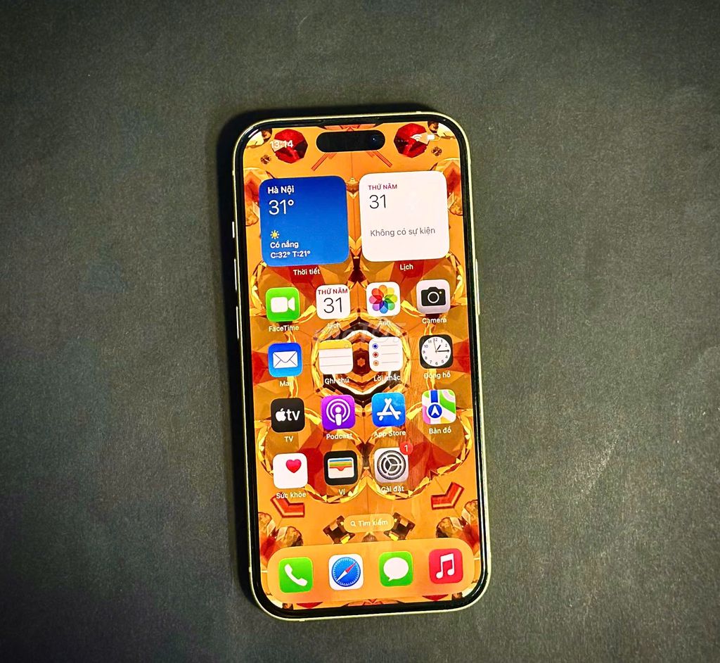 Iphone 15 Lock 128gb vàng như tin đăng gl