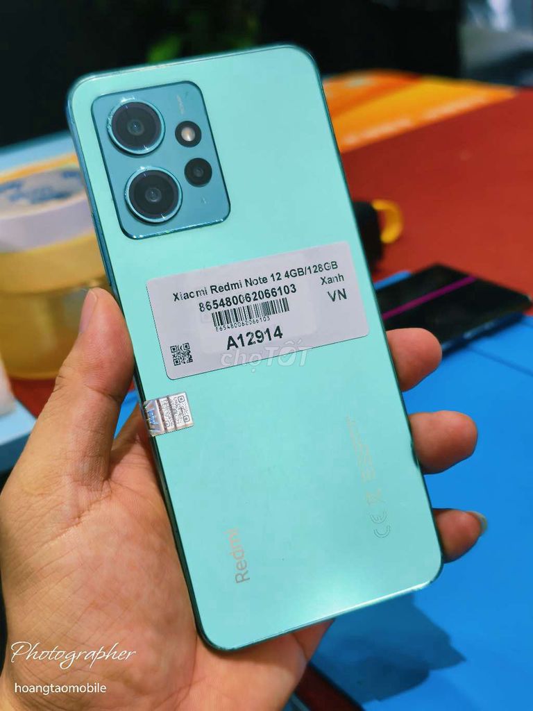 Xiaomi Redmi Note 12 128GB zin đẹp full. Mua bán Điện thoại tại Quận Tân Bình Tp Hồ Chí Minh được đăng bởi Táo Bán Lổ hình 1
