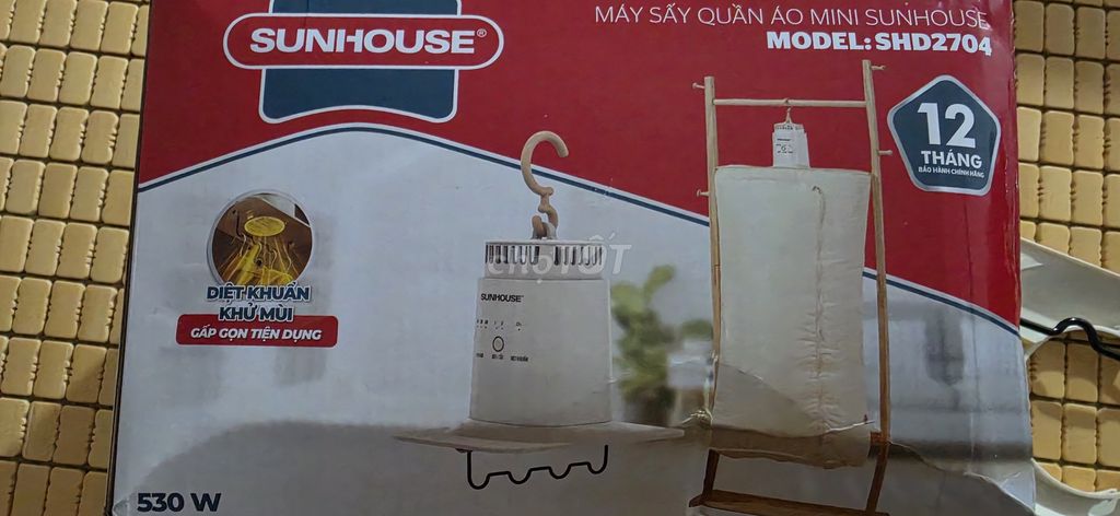 Máy sấy quần áo du lịch SHD2704 mới 90%. Mua bán Nội thất, đồ gia dụng khác tại Quận 1 Tp Hồ Chí Minh được đăng bởi Nhiên hình 1
