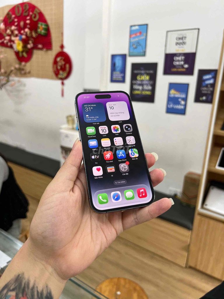 Apple iPhone 14 Pro 128GB Tím. Mua bán Điện thoại tại Quận Đống Đa Hà Nội được đăng bởi KT Hà Nội Mobile hình 1