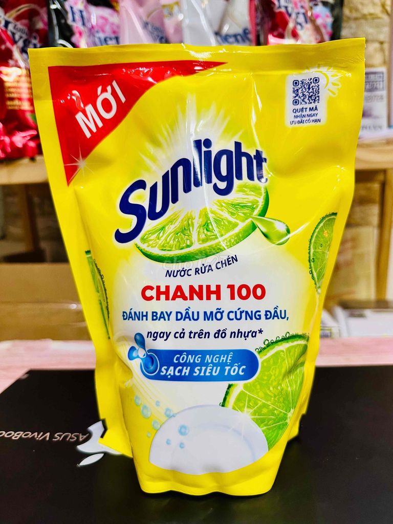 Nước rửa chén Sunlight chính hãng 100%