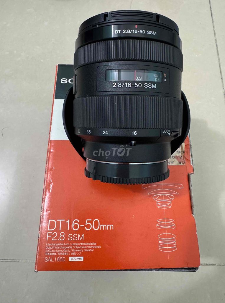 Ống kính Sony SAL-1650 ngàm A cho A77. Mua bán Máy ảnh, Máy quay tại Thành phố Thủ Đức Tp Hồ Chí Minh được đăng bởi Anh hình 1