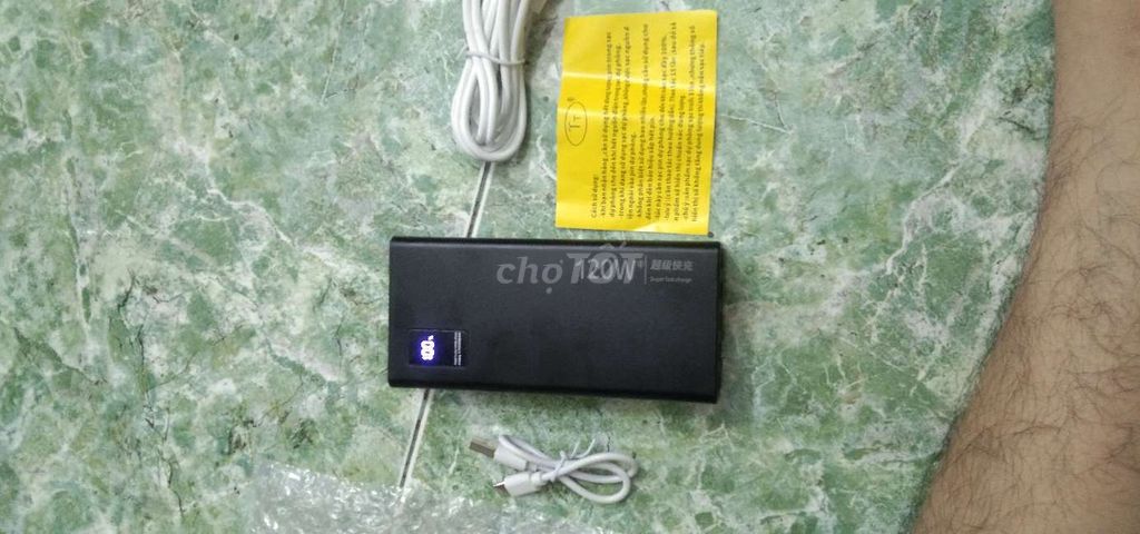 Sạc dự phòng MEOMEO 50000mAh 120W nhanh kèm cáp. Mua bán Phụ kiện (Màn hình, Chuột...) tại Quận Tân Phú Tp Hồ Chí Minh được đăng bởi Khang Ngô hình 1
