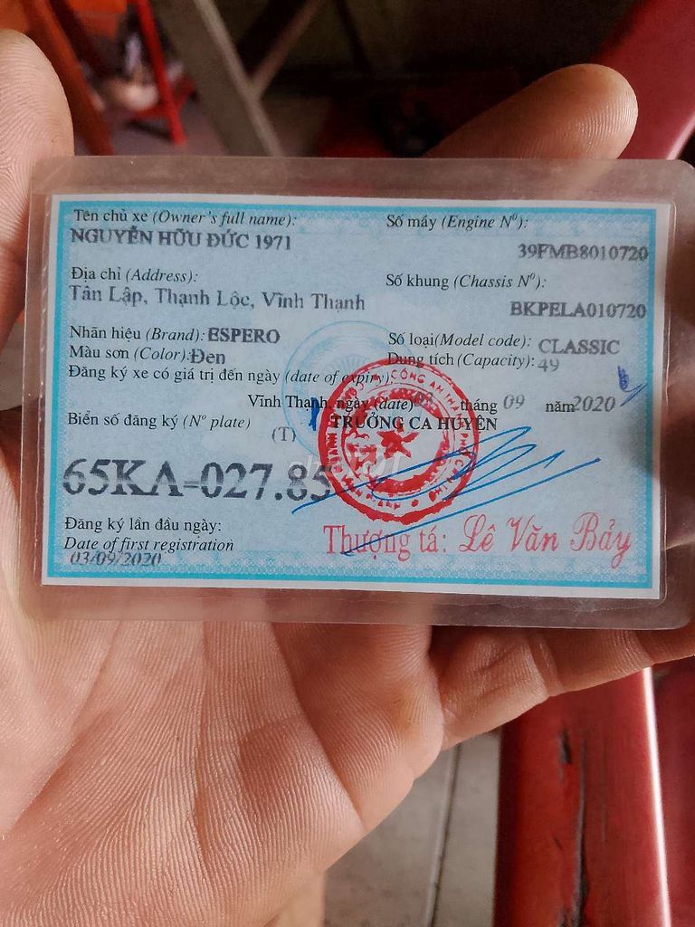 Xe super cup 50c ĐK 2020 xe 9 chủ giấy tờ đầy đủ. Mua bán Xe máy tại Quận Tân Phú Tp Hồ Chí Minh được đăng bởi thái  hình 4