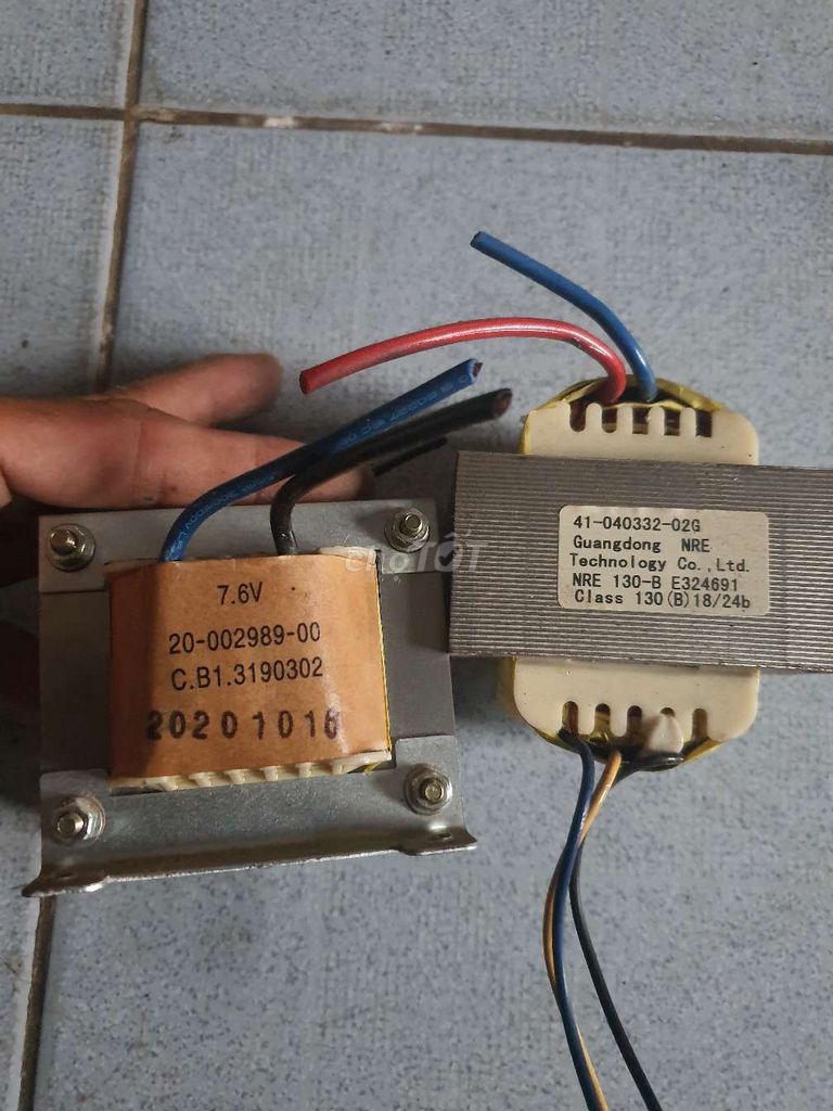 Biến áp NRE 130-B 7.6V. Mua bán Đồ chuyên dụng, Giống nuôi trồng tại Thành phố Long Xuyên An Giang được đăng bởi QUYẾL TRẦN hình 1