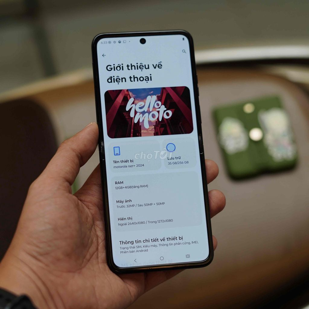 Motorola Razr 50 Ultra 5G 256GB tặng ốp. Mua bán Điện thoại tại Quận 12 Tp Hồ Chí Minh được đăng bởi Nguyễn Tài hình 1