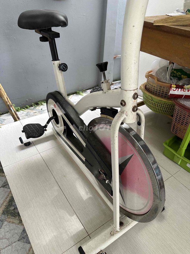 Xe đạp tập thể dục Trắng đã sử dụng. Mua bán Đồ thể thao, Dã ngoại tại Quận Ninh Kiều Cần Thơ được đăng bởi Trần Anh Thuận hình 1