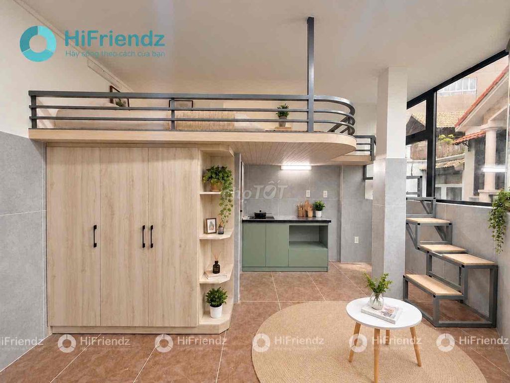 Открытие Duplex с полной мебелью прямо у Phan Xich Long