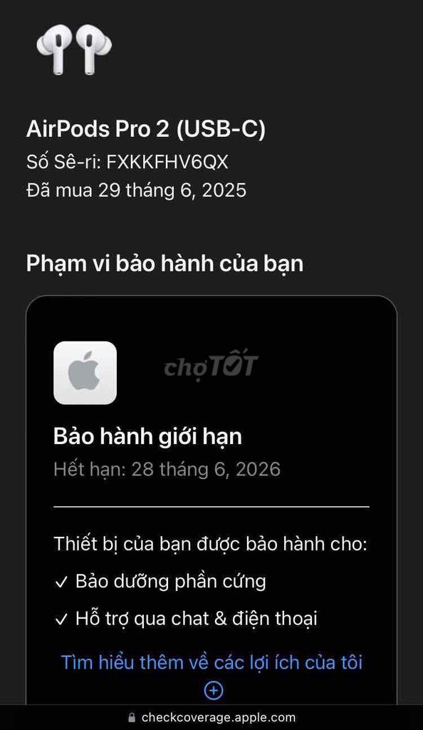 Tai nghe Apple AirPods Pro 2 Trắng. Mua bán Tivi, Âm thanh tại Huyện Tân Châu Tây Ninh được đăng bởi ngọc linh hình 1