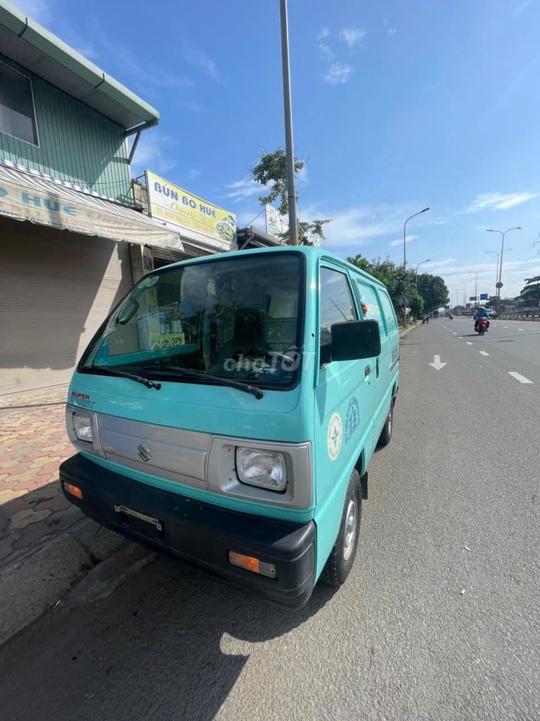 Tải van Suzuki  2 chỗ siu phẩm màu xanh tươi mát. Mua bán Xe tải, xe ben tại Quận 12 Tp Hồ Chí Minh được đăng bởi OTO kiều nghia  hình 2