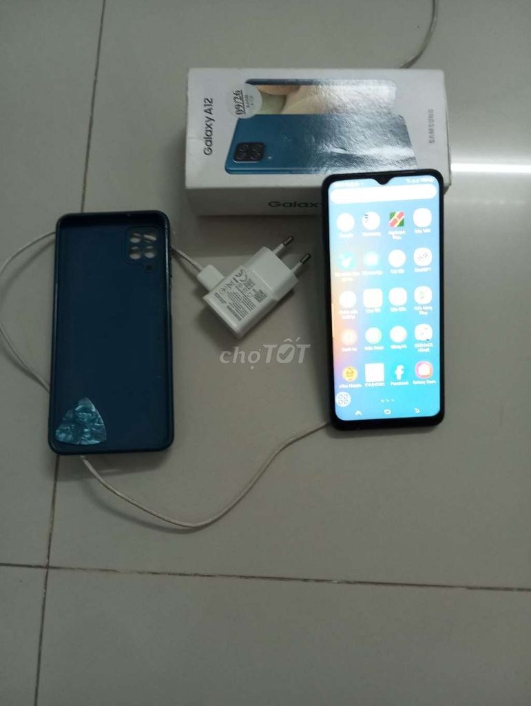 Samsung Galaxy A12 128GB Xanh. Mua bán Điện thoại tại Huyện Xuyên Mộc Bà Rịa - Vũng Tàu được đăng bởi Dung Quoc  hình 1