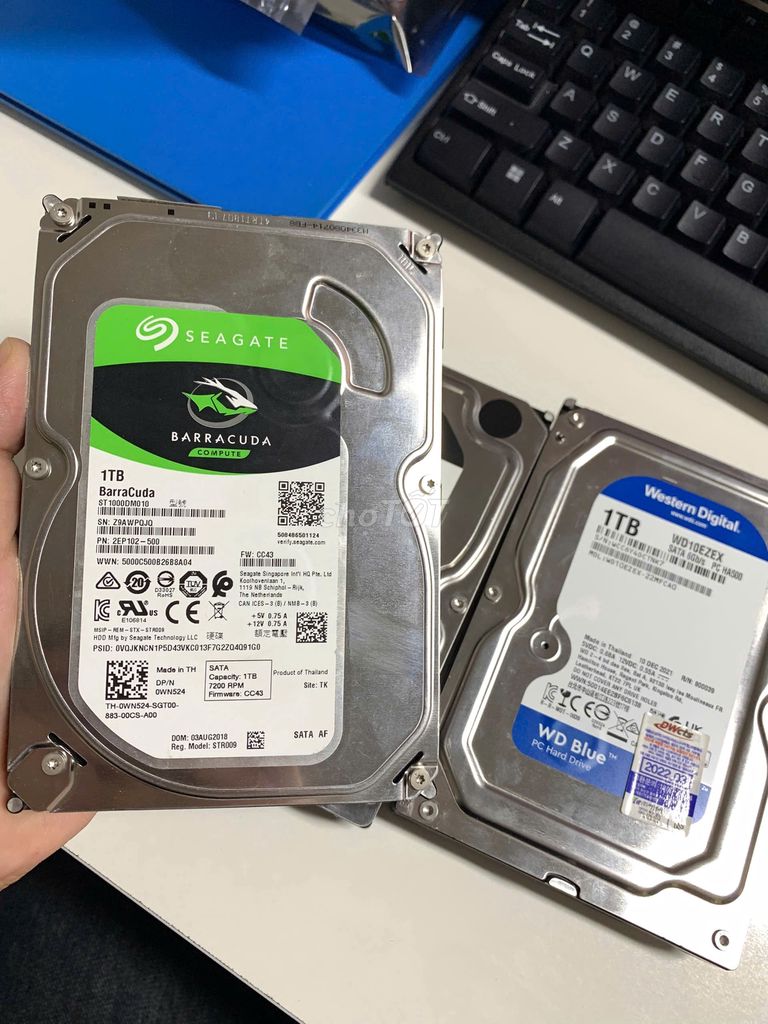 Ổ cứng 1tb các loại bóc máy