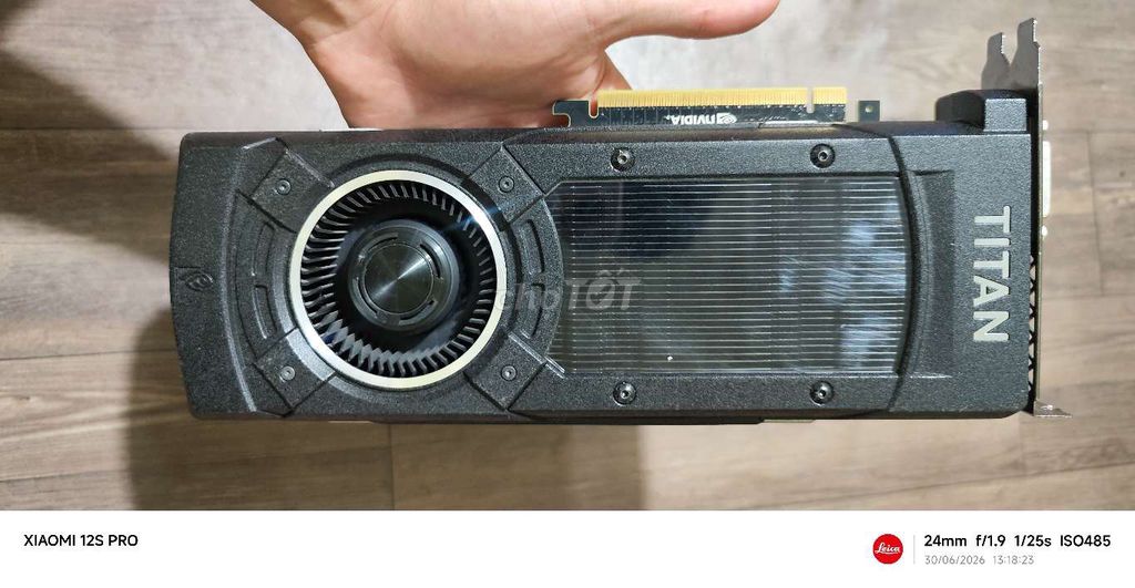 Card đồ họa NVIDIA GTX Titan X 12GB vram. Mua bán Linh kiện (RAM, Card...) tại Huyện Trảng Bom Đồng Nai được đăng bởi MagicmaxRS hình 1