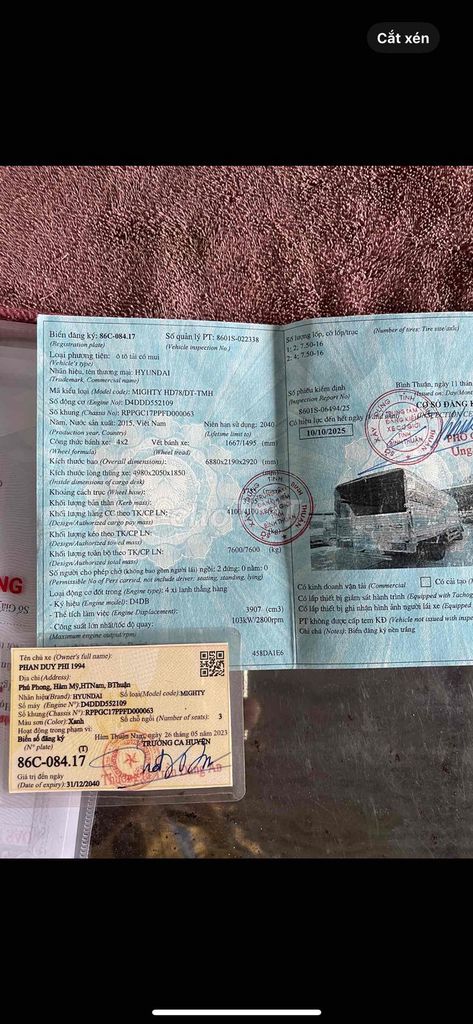 Tải Hyundai HD78 4 tấn đời 2015 thùng Inox. Mua bán Xe tải, xe ben tại Thành phố Biên Hòa Đồng Nai được đăng bởi Nhan Hùng Thanh Phong hình 6