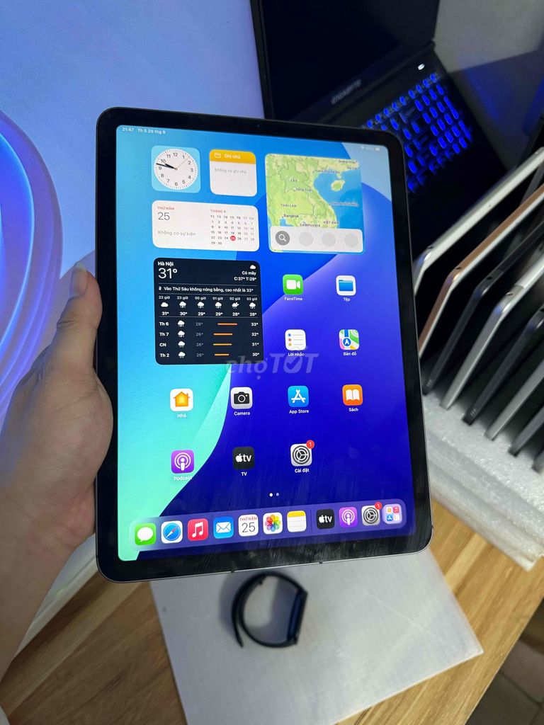 Apple iPad Air 4 64GB Xám. Mua bán Máy tính bảng tại Quận Hoàng Mai Hà Nội được đăng bởi Văn Hiếu hình 1