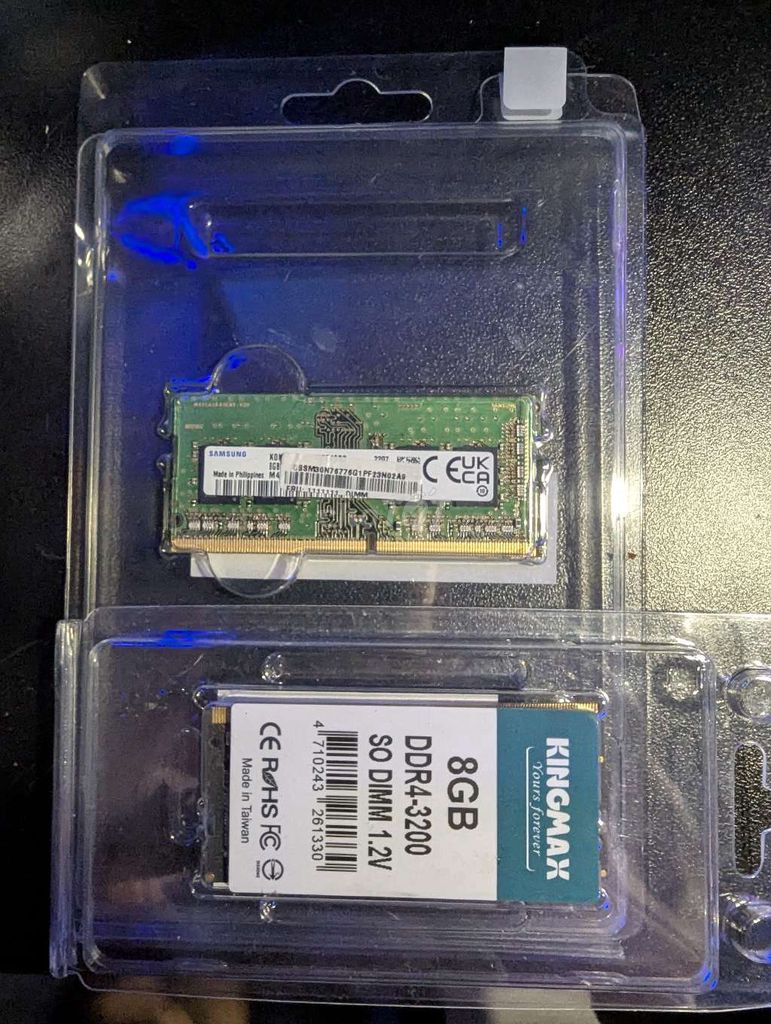 2 cây RAM 8GB DDR4 3200Hz. Mua bán Linh kiện (RAM, Card...) tại Quận Gò Vấp Tp Hồ Chí Minh được đăng bởi Nguyễn Hồ Đức Nhân hình 1