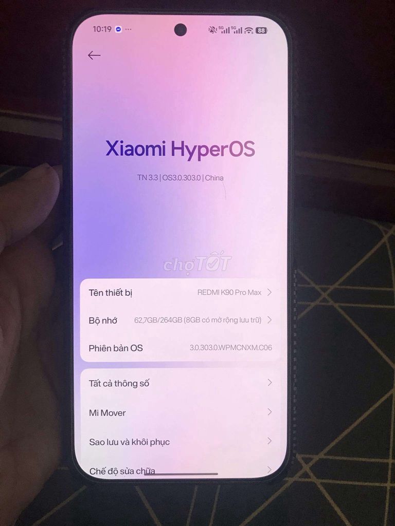 redmi K90 Pro Max 256GB Đen. Mua bán Điện thoại tại Quận Cầu Giấy Hà Nội được đăng bởi Tung Nguyen hình 1