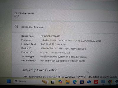 Lenovo 82HS i3 1115g4 2022 zin tất cả,màn full ips. Mua bán Laptop tại Quận Nam Từ Liêm Hà Nội được đăng bởi Samson