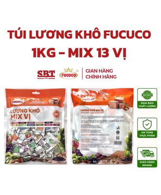 Lương khô mini FUCUCO.Túi 1Kg.Mix 13 hương vị.. Mua bán Đồ ăn, thực phẩm và các loại khác tại Thành phố Thủ Đức Tp Hồ Chí Minh được đăng bởi A Hai