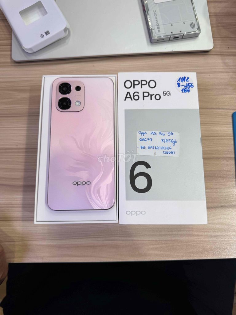 Oppo A6 Pro 5G 8/256 Hồng Keng BH 27/12/2026 (TGDD. Mua bán Điện thoại tại Quận 10 Tp Hồ Chí Minh được đăng bởi Phi Đăng Sơn Store hình 1