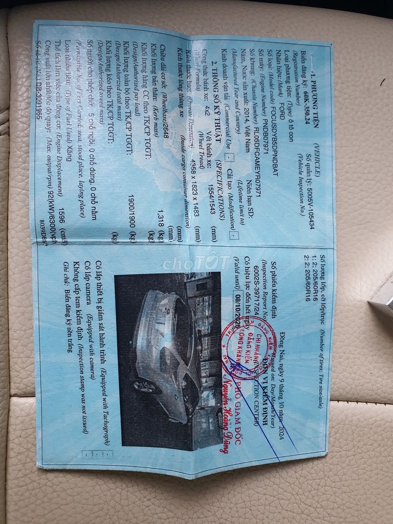 Ford Focus 2014 Trend 1.6 AT - 120000 km. Mua bán Ô tô tại Thành phố Biên Hòa Đồng Nai được đăng bởi nguyễn nguyễn hình 7