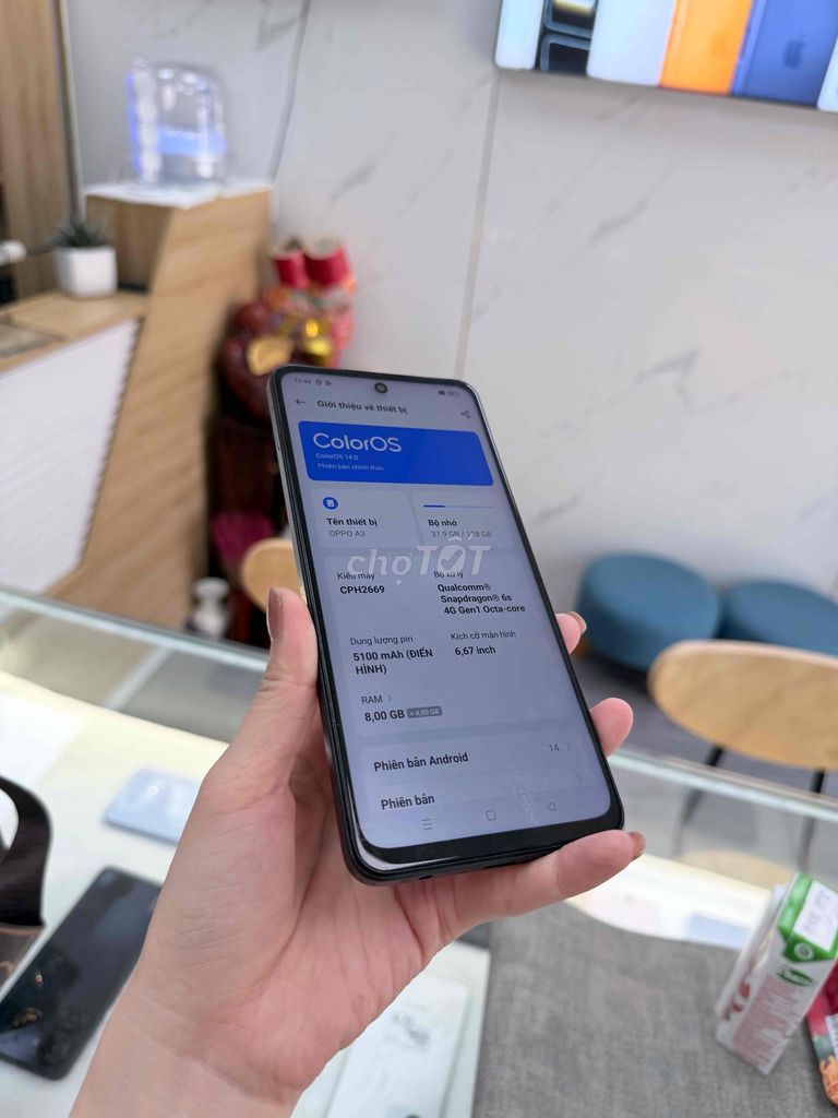 Oppo A3 128GB Đen. Mua bán Điện thoại tại Quận Sơn Trà Đà Nẵng được đăng bởi Diễm Diễm hình 1