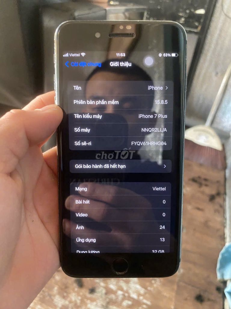 iPhone 7 Plus 32GB Đen Đã qua sử dụng. Mua bán Điện thoại tại Quận Tây Hồ Hà Nội được đăng bởi Tuấn hình 1