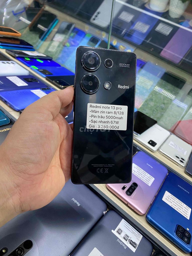 Xiaomi Redmi Note 13 Pro 4G 128GB Đen. Mua bán Điện thoại tại Thành phố Bến Tre Bến Tre được đăng bởi Điện thoại Bến Tre giá rẻ hình 1