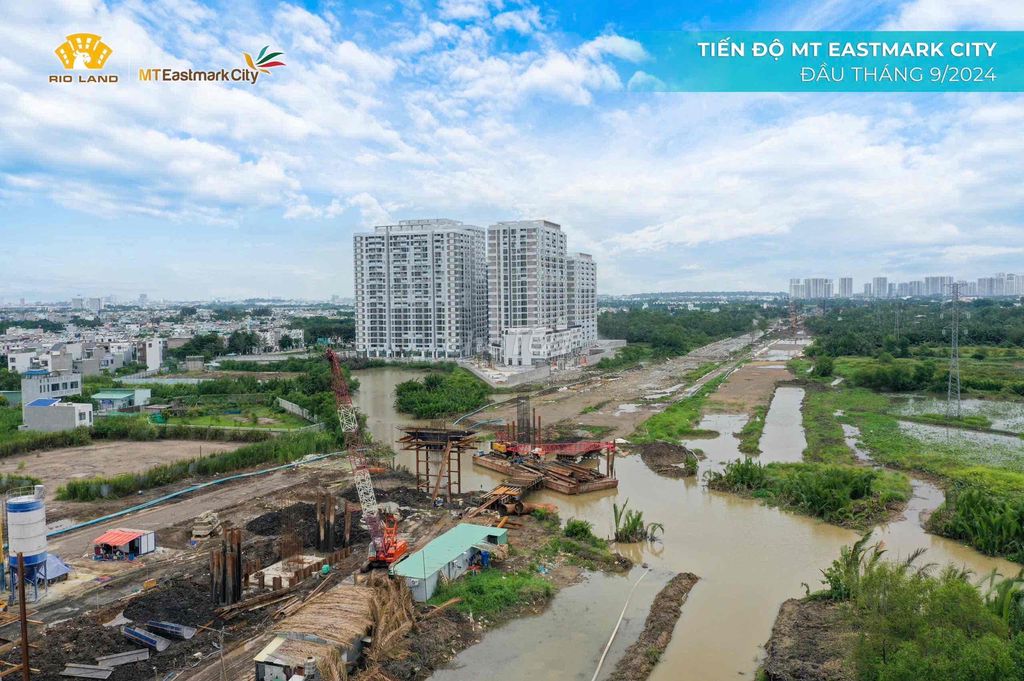 Sắp nhận nhà bán căn 3PN MT Eastmark City. căn góc, tầng cao,view sông