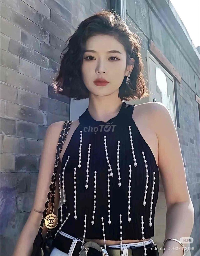 Áo croptop nữ len size nhỏ nhất Đã sử dụng. Mua bán Quần áo tại Thị xã Điện Bàn Quảng Nam được đăng bởi Aster Trần hình 1