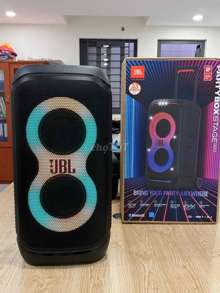Loa Bluetooth JBL Partybox Stage 320 Đen. Mua bán Tivi, Âm thanh tại Huyện Trảng Bom Đồng Nai được đăng bởi Vinh Báo Đồng Nai hình 1