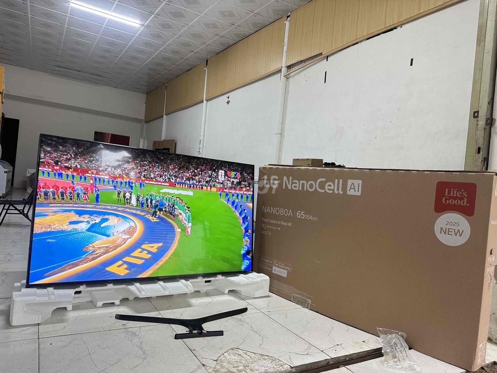 Tivi LG 65NANO80ASA 4K 65 inch Đen Indonesia. Mua bán Tivi, Âm thanh tại Quận Cẩm Lệ Đà Nẵng được đăng bởi Điện máy thanh lý  hình 1