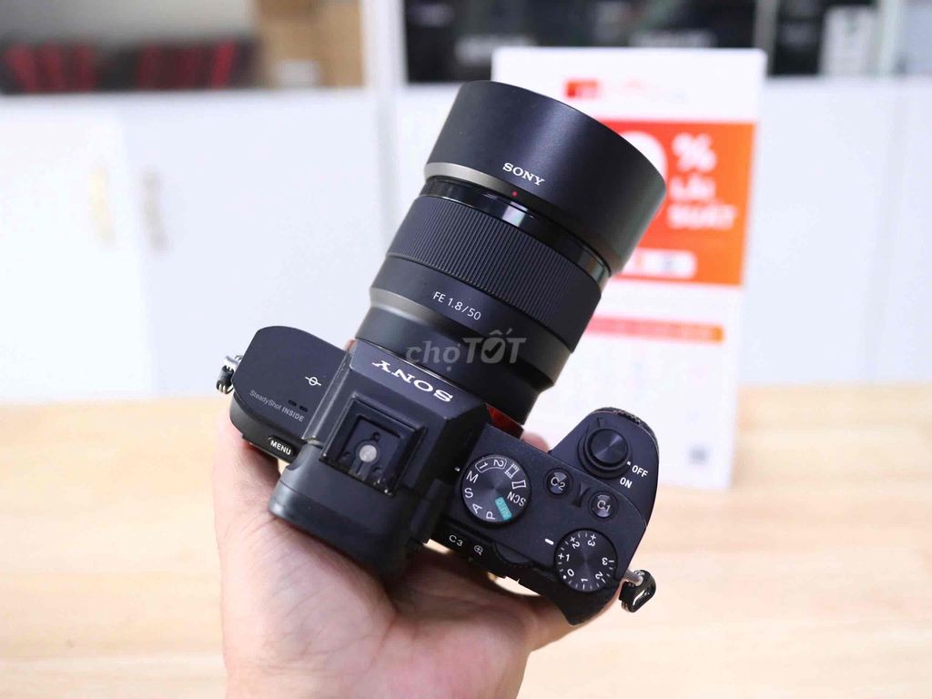 Bán combo Sony A7MII +Lens FE 50f1.8 Body đẹp