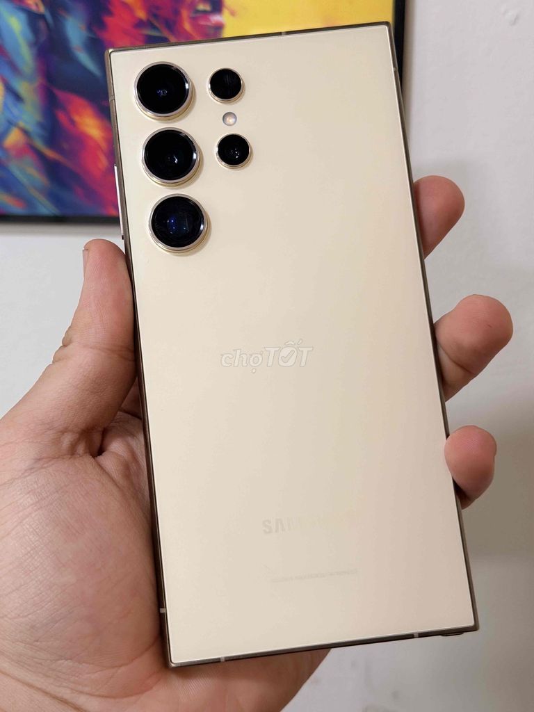 Samsung S24 Ultra 256GB Vàng 99% Có kèm. Mua bán Điện thoại tại Quận Bình Thạnh Tp Hồ Chí Minh được đăng bởi Đạt Mobi hình 1