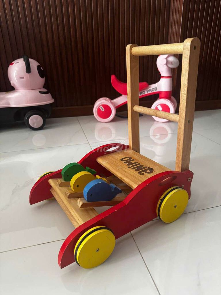 Xe tập đi Animo gỗ cao su. Mua bán Mẹ và bé tại Huyện Nhà Bè Tp Hồ Chí Minh được đăng bởi Phương Anh hình 1