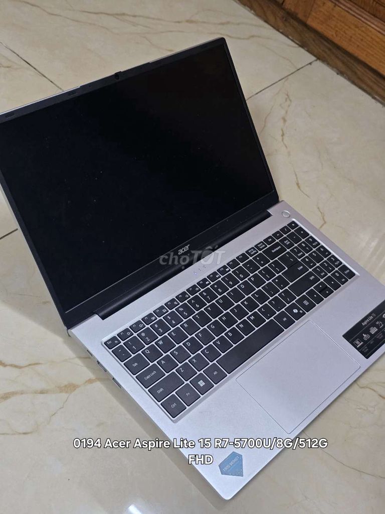 0194 Acer Aspire Lite 15 R7-5700U/8G/512G FHD. Mua bán Laptop tại Quận Bình Tân Tp Hồ Chí Minh được đăng bởi T D Laptop hình 1