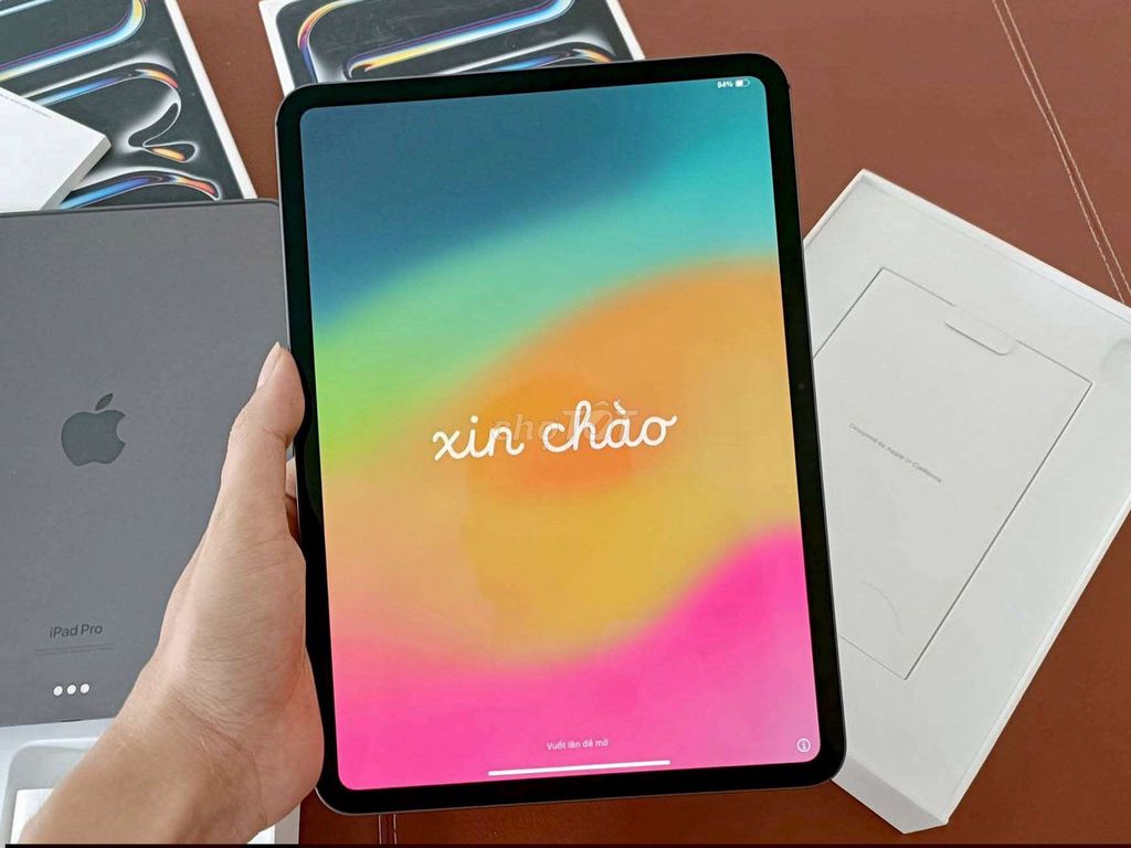 iPad Pro M4 13inch 256GB sạc vài lần, iOS 17.. Mua bán Máy tính bảng tại Quận Thanh Khê Đà Nẵng được đăng bởi TT PHONE hình 1