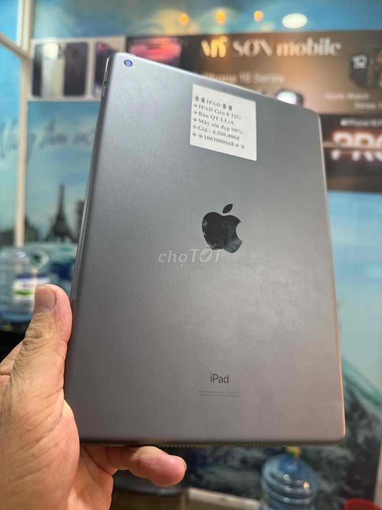 IPAD GEN 8 32Gb zin đẹp 98%