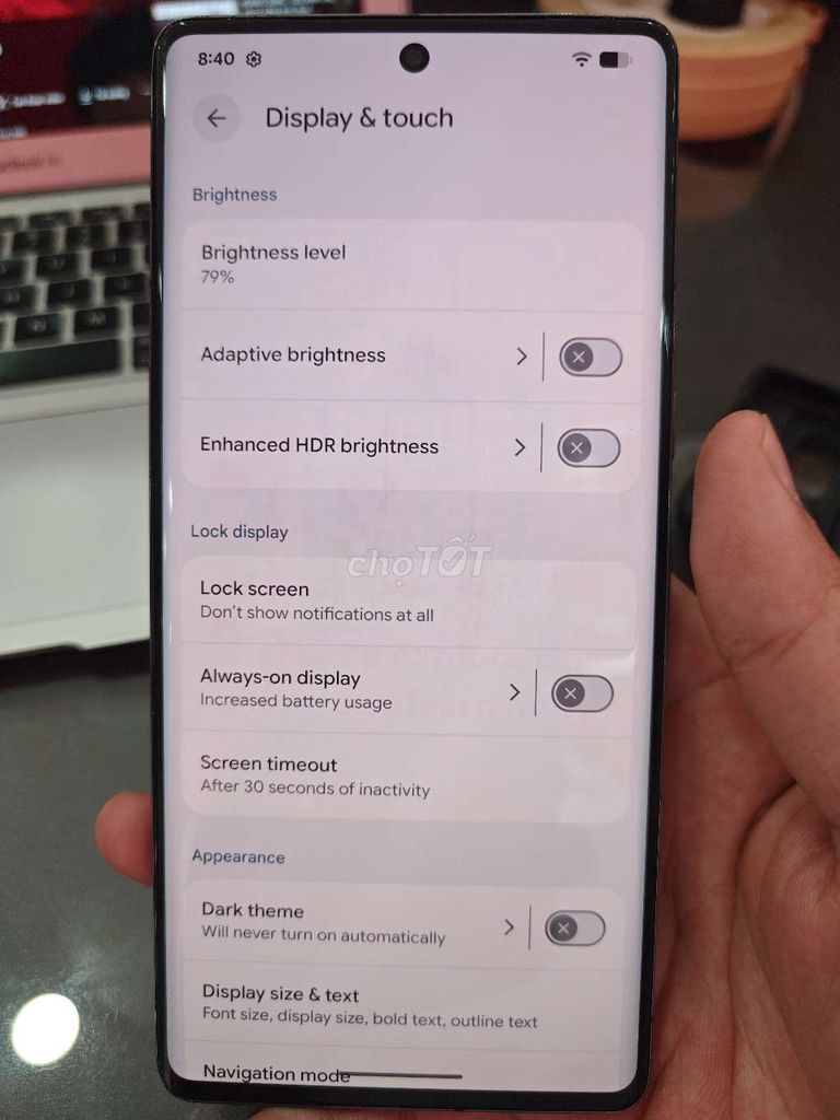 Google Pixel 7 Pro 128GB Đen. Mua bán Điện thoại tại Huyện Bình Chánh Tp Hồ Chí Minh được đăng bởi Huỳnh Tấn Hậu hình 1