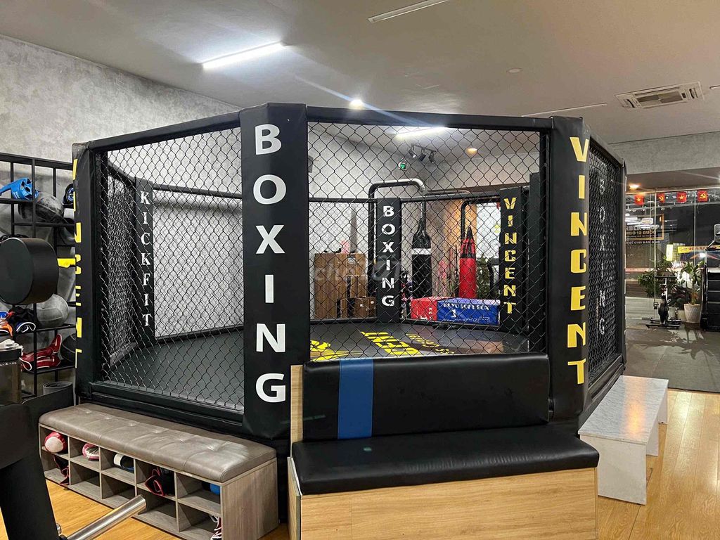 Lồng boxing Đen 4.5 mét