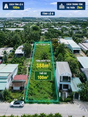 CHỦ KẸT TIỀN CẦN BÁN GẤP LÔ ĐẤT 388m2 Ở XÃ CỦ CHI