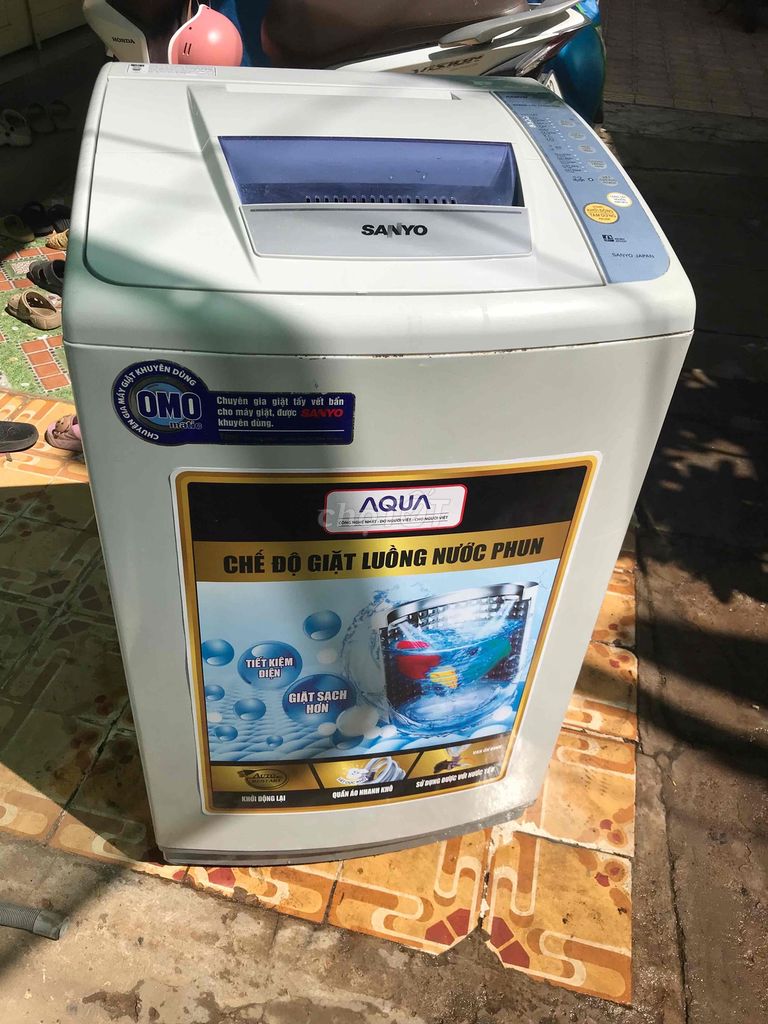 Máy giặt Sanyo 7kg Trắng Đã sử dụng. Mua bán Máy giặt tại Thành phố Long Xuyên An Giang được đăng bởi Máy lạnh Inverter hình 1