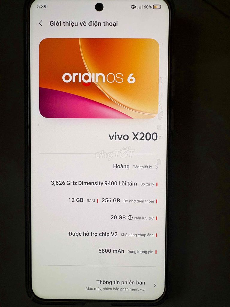 Vivo X200 256GB. Mua bán Điện thoại tại Huyện Quảng Điền Thừa Thiên Huế được đăng bởi Hoàng hình 1