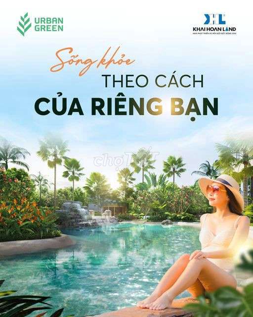 SANG LỖ 200TR CĂN HỘ 2PN 2WC URBAN GREEN CĂN HỘ XANH MẶT TIỀN QL13