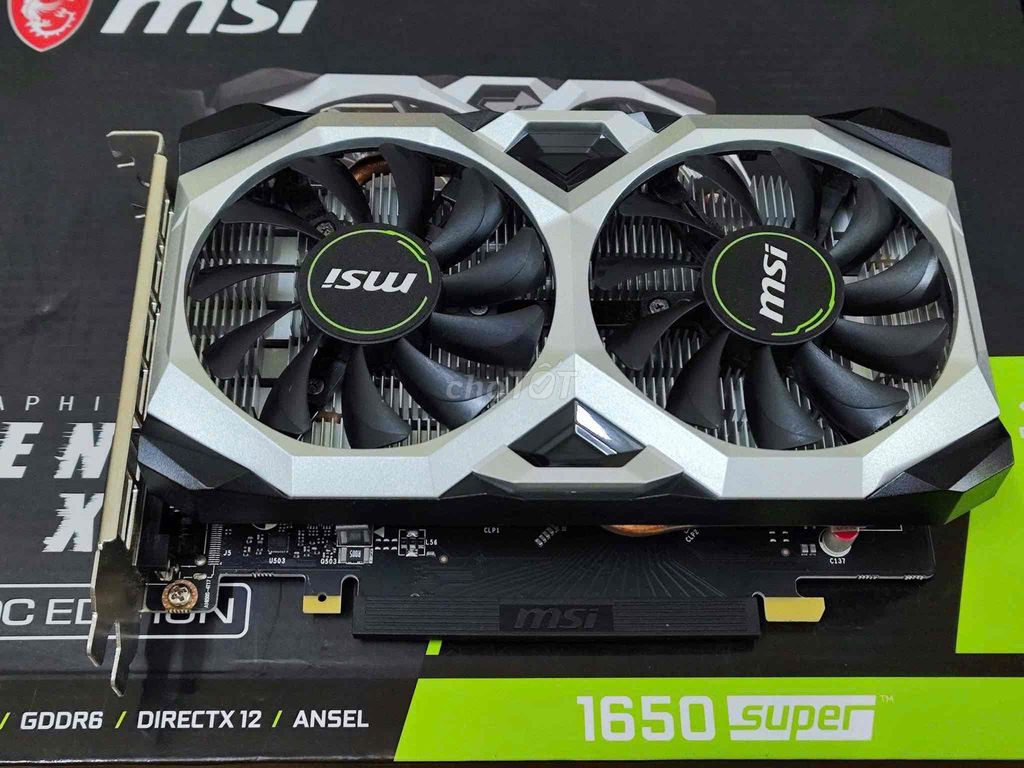 MSI Ventus GTX 1650 4G DDR6 Supper fullbox mới 99%