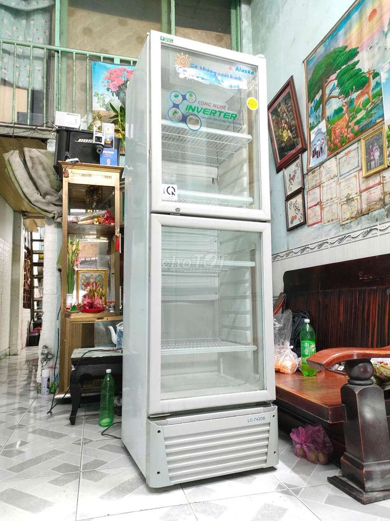 Bếp từ, tủ mát Alaska 2 cánh 450 lít, mát nhanh ạ