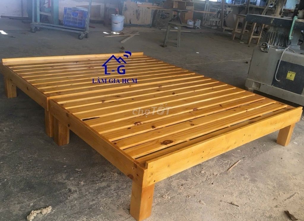 Pallet Cao Cấp_Giường Pallet_giường gỗ pallet