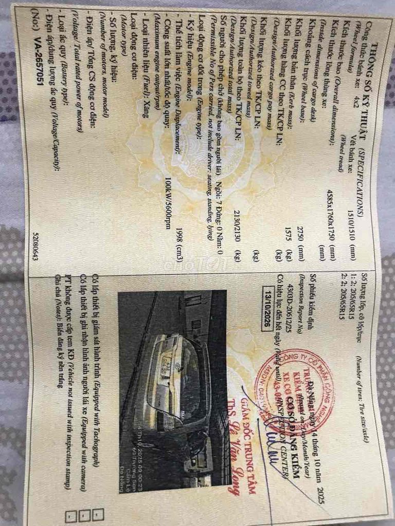 Toyota Innova 2014 G - 110000 km. Mua bán Ô tô tại Quận Thanh Khê Đà Nẵng được đăng bởi Trần văn Tuấn hình 2