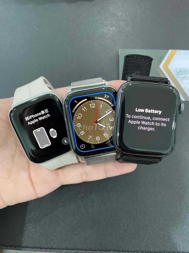 Apple watch s5/44 nhôm đen, trắng, SE/44 đen