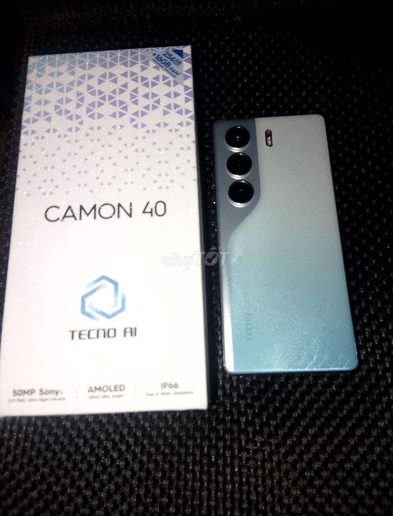 Tecno Camon 40 Xanh 256GB. Mua bán Điện thoại tại Quận Bình Thạnh Tp Hồ Chí Minh được đăng bởi So Nic hình 1